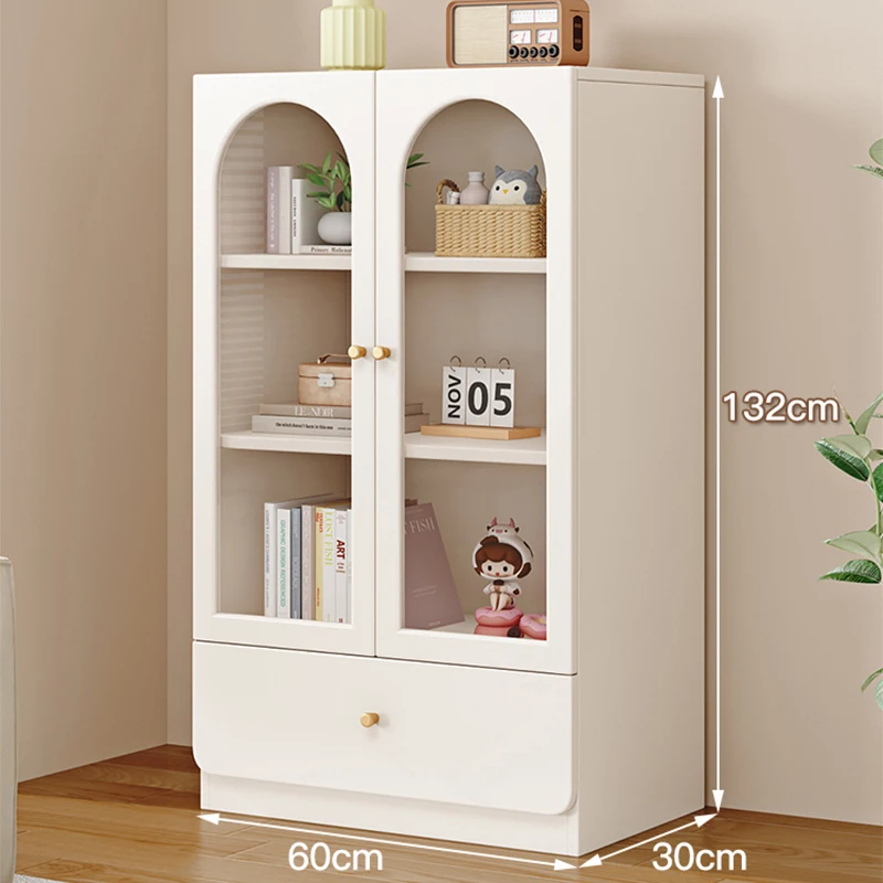 

Glass Living Room Book Shelf Display Children Bedroom Storage Book Shelf Corner Libreria Estanteria Nordic Furniture BL50BS