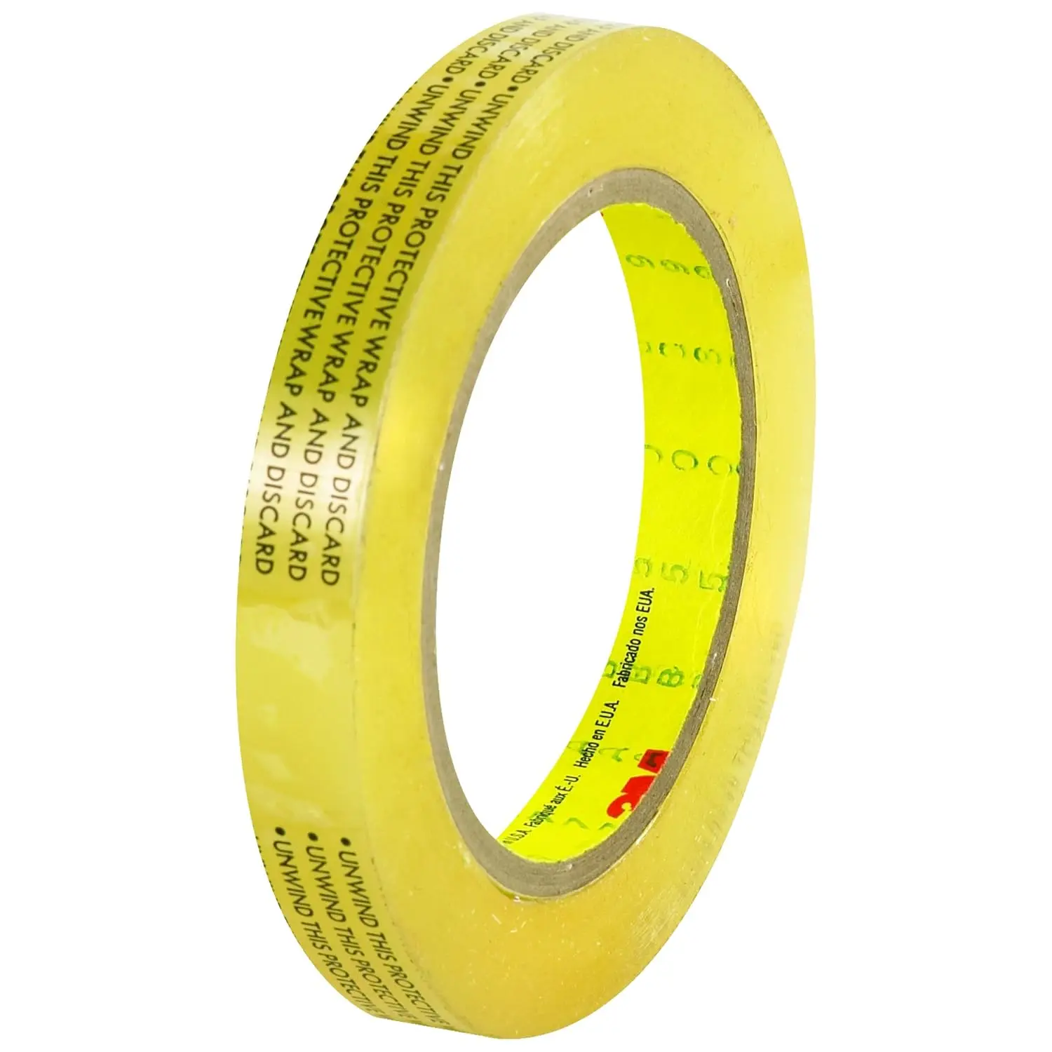 

665 Removable Repositionable Double Sided Tape (Linerless): 1/2 in. x 72 yds. (Clear)