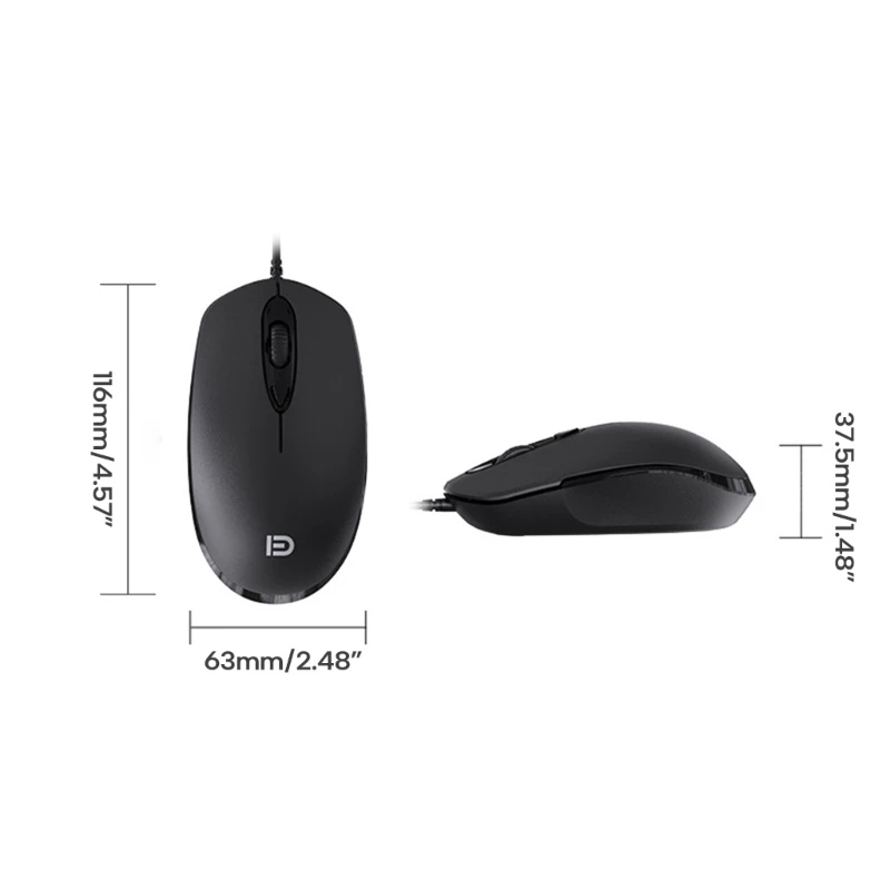 3700C Typ C Optische Maus 2000DPI Hohe Genauigkeit für Computer, Telefone, Tablets