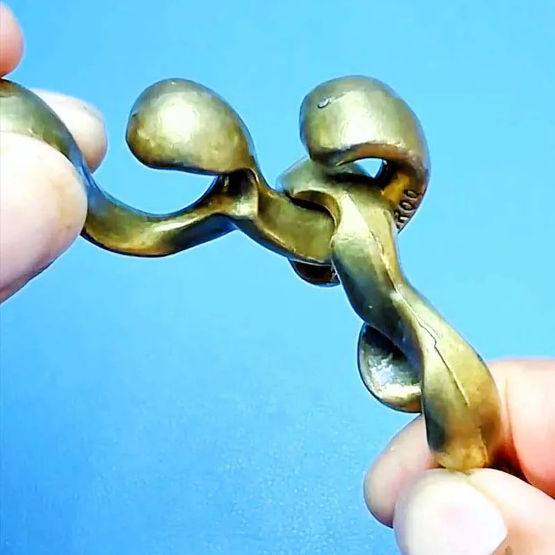 Magic IQ Disentanglement Metal Unlock Interlock Brain Teaser Toys Focus & Stress Relief Novelty Gifts For Kids And Adults - view 6