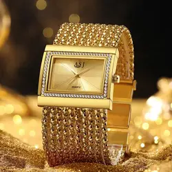 Stainless Steel Ladies Fashion Quartz Watches Luxury Brand Women Watch Business Female Clock Bracelet Wristwatch