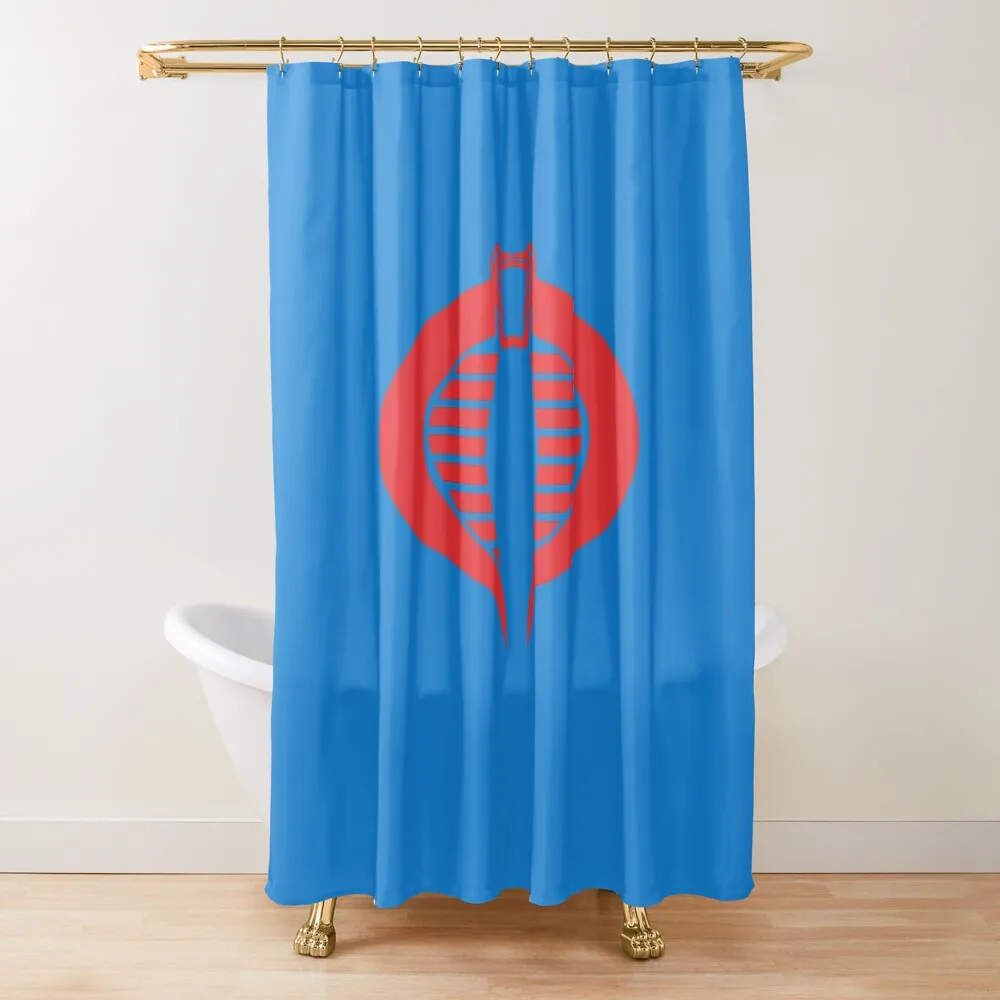 

Gi Joe Cobra Bazooka Trooper Logo Shower Curtain For Shower Bathroom Shower Set Funny Waterproof Curtain