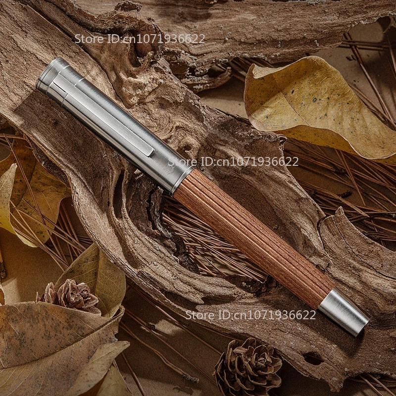 

Retro Classic Hongdian 1866S Balck Wood Fountain Pen Soft Elastic 6# Blade Nib Writing Ink Pen School Office Supplies Gifts Pens