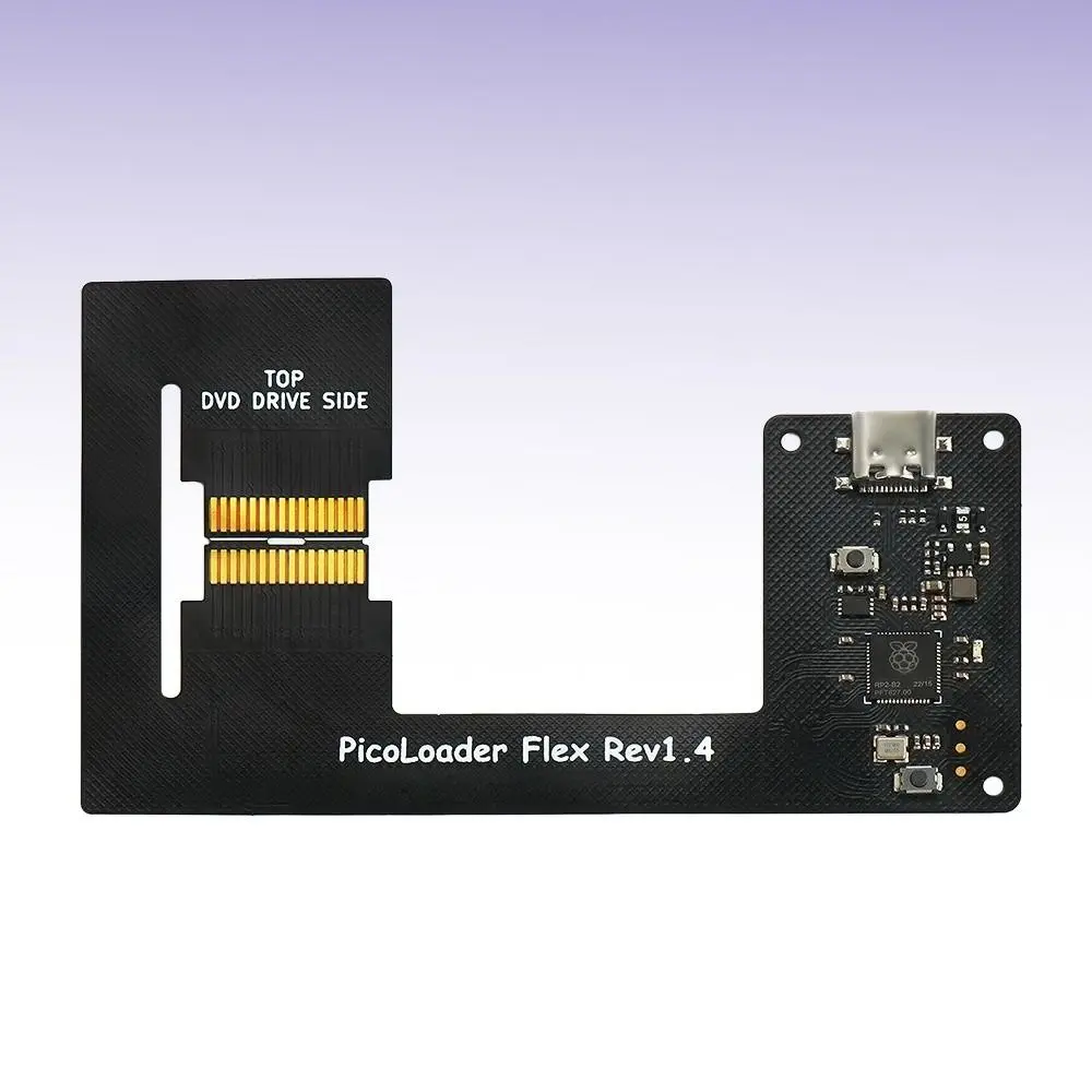 على أساس RP2040 Picoloader وحدة مفتوحة المصدر بسيطة بدون لحام لنينتندو GameCube NGC dol-001/dol-101