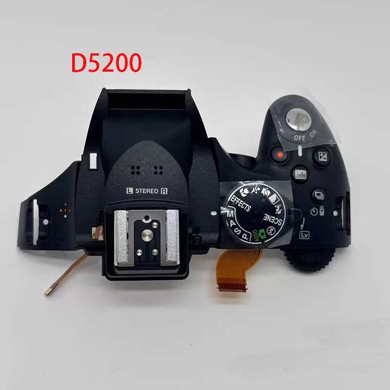 99-new-top-cover-assy-with-mode-and-control-panel-without-flash-repair-parts-for-nikon-d5200-slr
