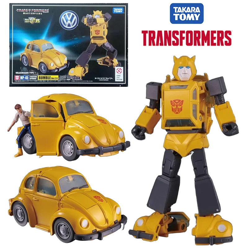 Takara Tomy Transformers Masterpiece MP-45 Bumble Ver.2.0 12Cm Anime Original Action Figure Model Children's Toy Gift Collection