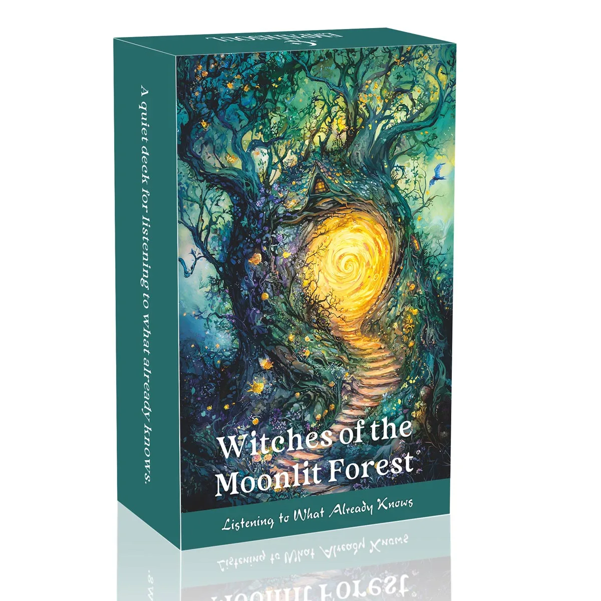 54Pcs 13x8 cm Witches Of The Moonlit Forest Oracle  Listening to What Alteady Knows Deck Card Games