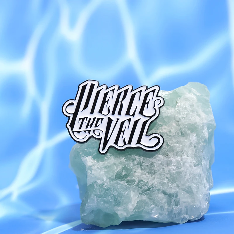 Эмалированная булавка в стиле панк-рок с логотипом Pierce The Veil, музыкальная брошь с лацканами, значок на рюкзак, модные украшения, подарок для фанатов, друзей