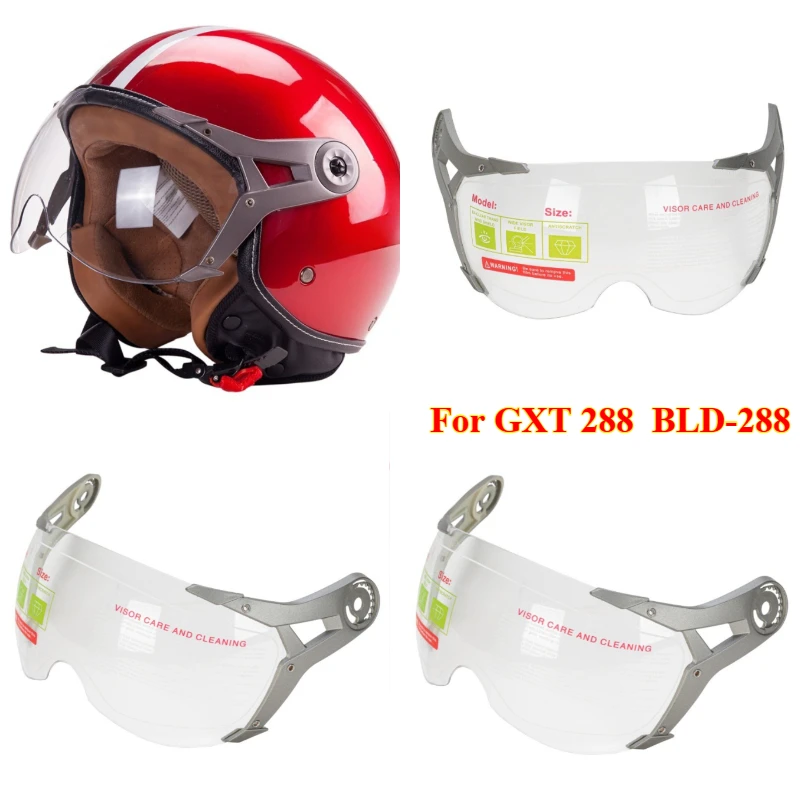 

Motorcycle Full Face Helmet Visor Motocross Racing Helmet Visors for GXT 288 Replacement Lens BLD-288，Helmet Accessories