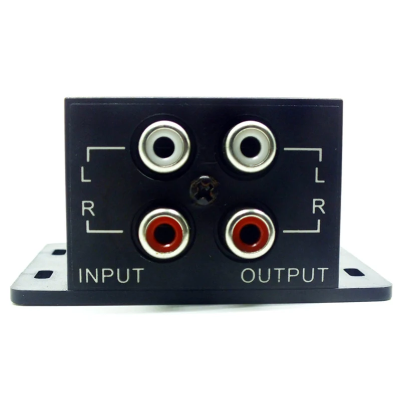 #91D Automotive Parts & Accessories,Car Amplifier Audio Regulator Equalizer Crossover Controller 4 Rca,black