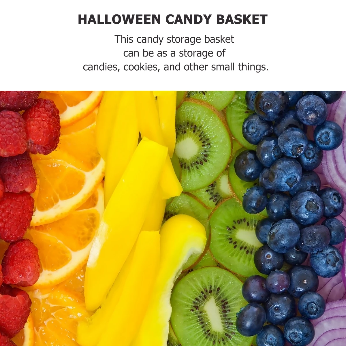 

5 Pcs Basket Halloween Halloween Party Supplies Spider Web Plastic Fruit Bowl Treat Holder Party Supplies Storage