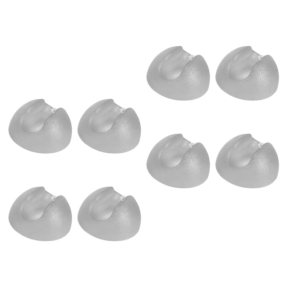 8 Pcs Chair Foot Protector Table Legs Furniture Rubber Pads for Chairs Feet Clear Mat Sofa