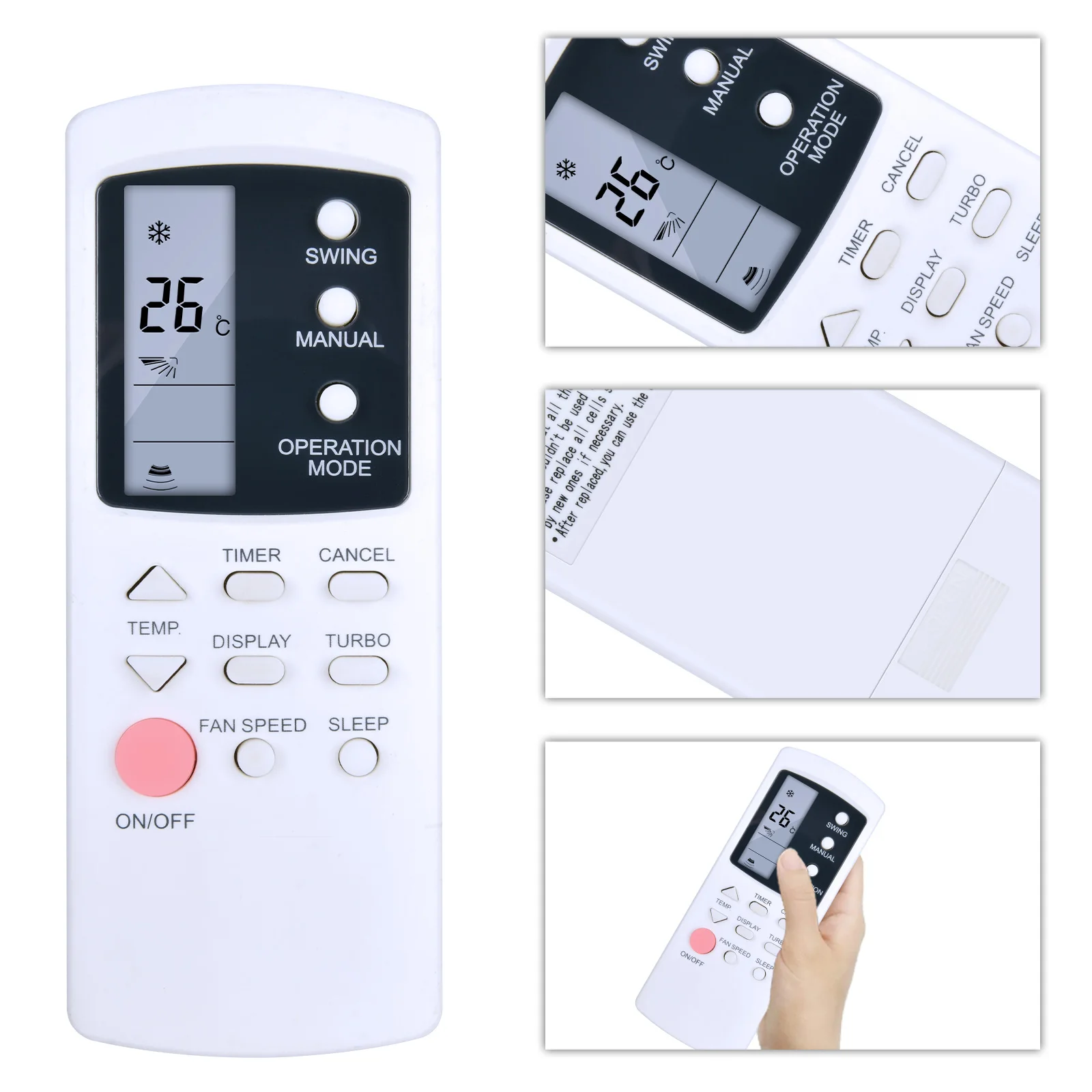 Nuevo para Control remoto de aire acondicionado Galanz GZ01-BEJO-000 GZ01-BEJO-007