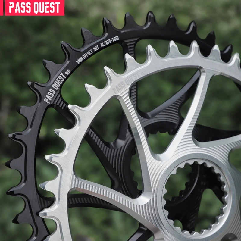 

PASS QUEST Bicycle Sprockets 3mm /6mm offset for Shimano boost direct mount cranks M6100 M7100 M8100 M9100 Bicycle accessories