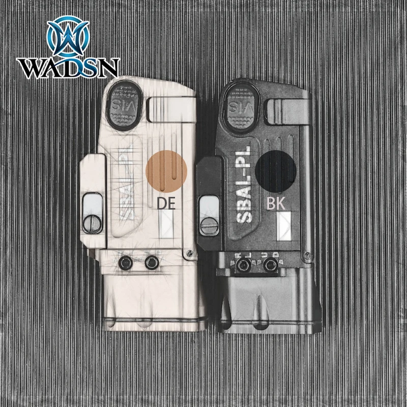 

WDASN Nylon Plastic SBAL White LED Flashlight Black/Tan Scout Light Strobe 400LM Toy Lamp M300 M600 Flashlight SBAL PL