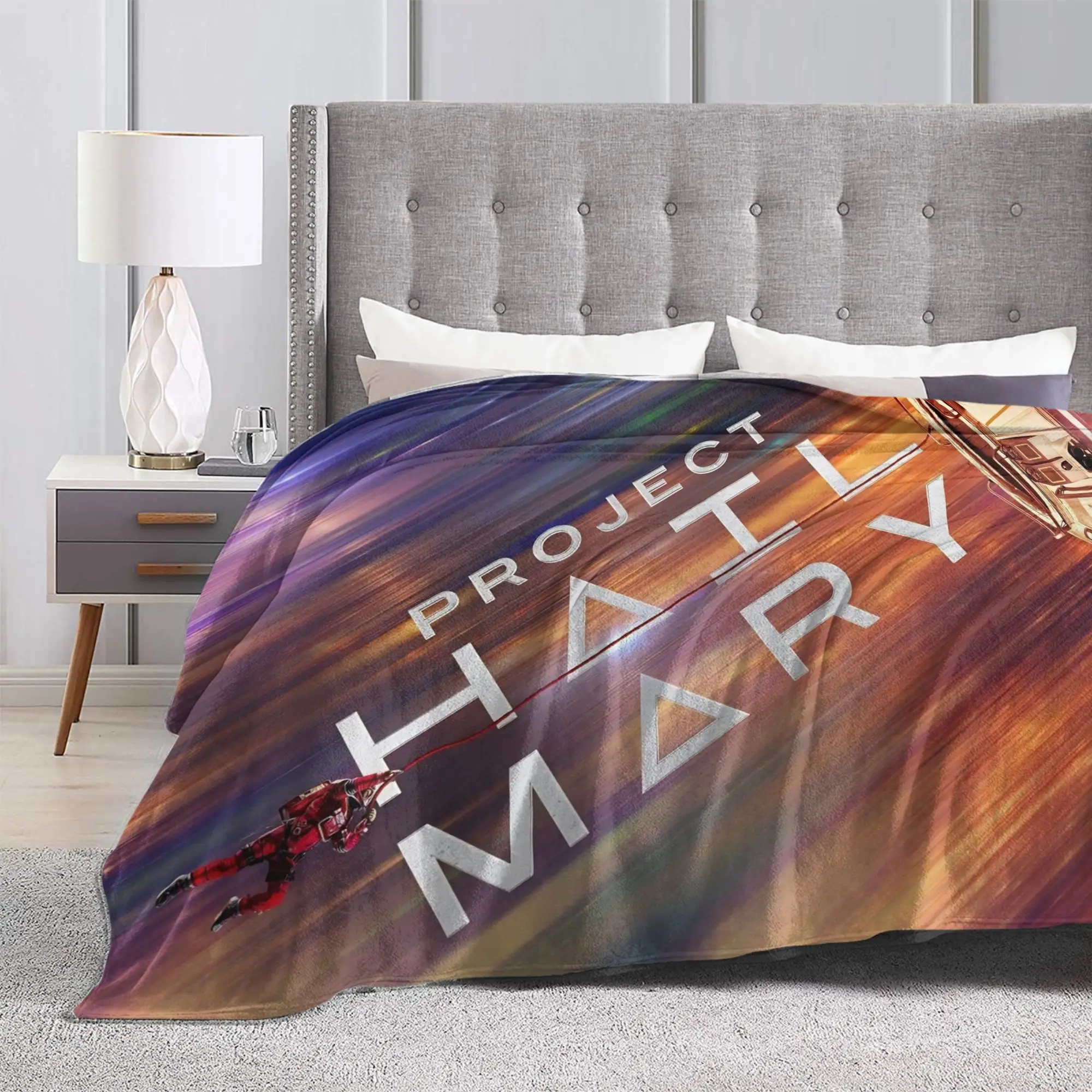 Project Hail Mary Amaze Plush Blankets  Custom Throw Blankets for Home 125*100cm Bedspread