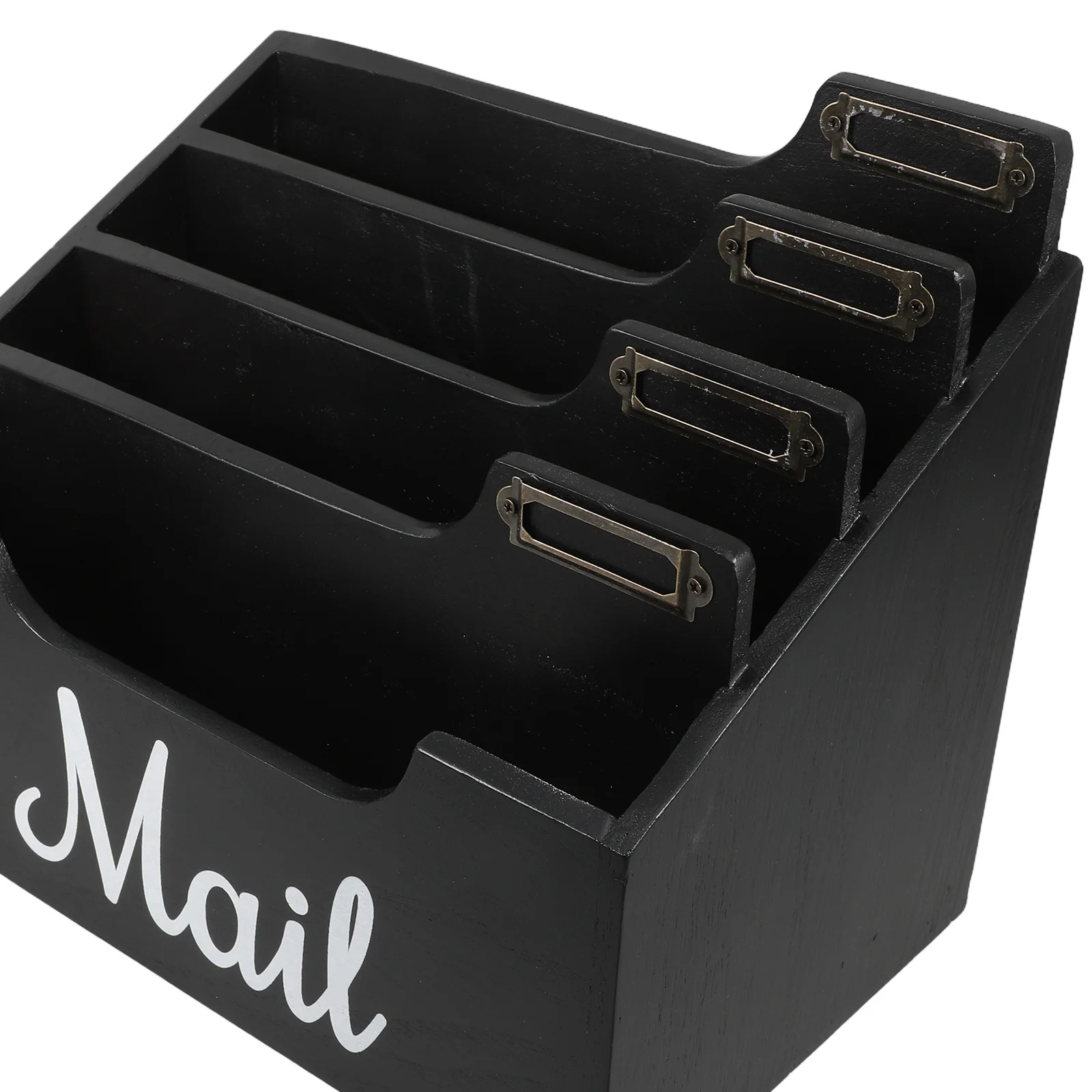 Organizer Meja Kayu Bergaya Penyortir Surat Banyak Kompartemen Tempat Amplop Pengatur File Kotak Penyimpanan Alat Tulis Rumah Kantor