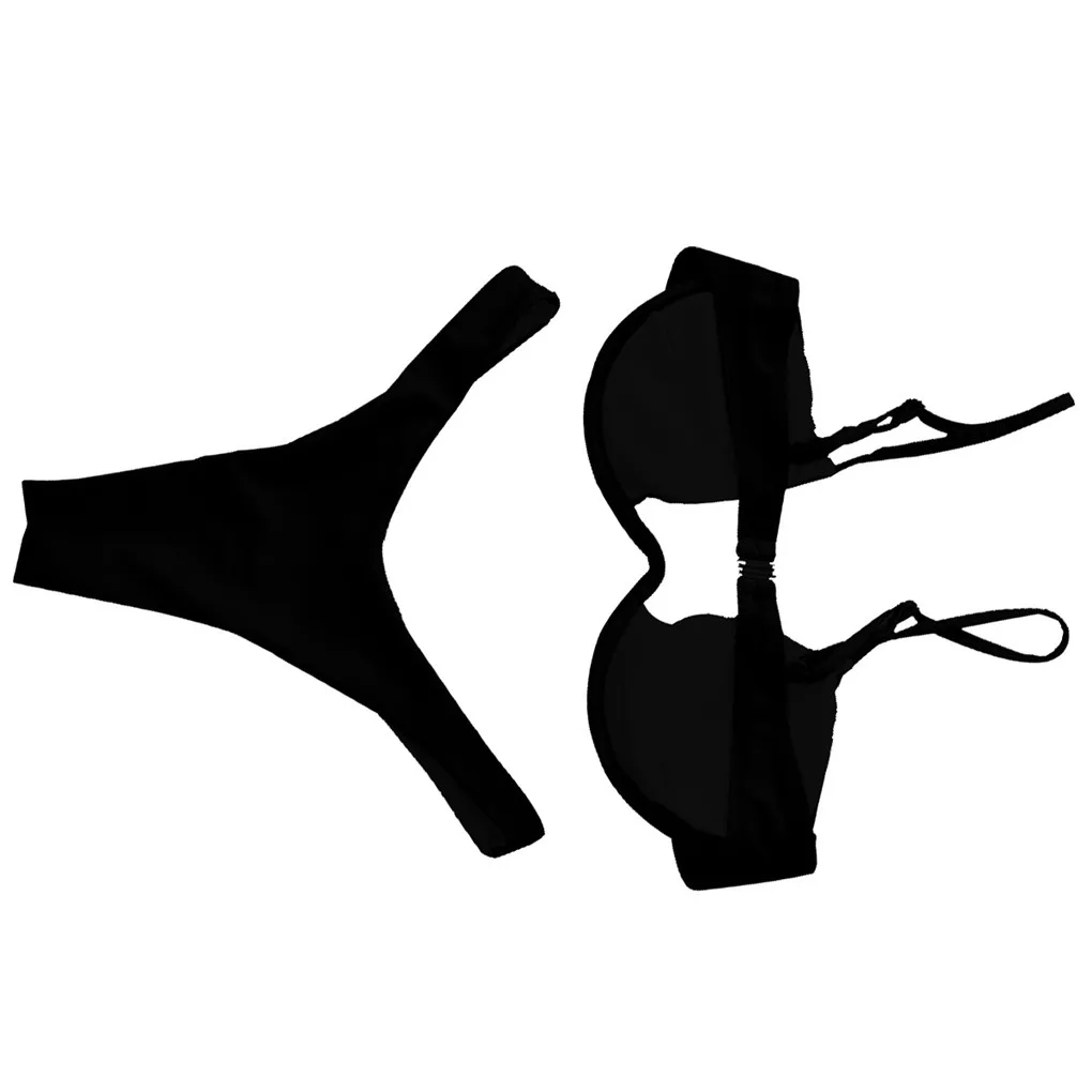 Dames Stalen Beugel Badmode Set Elastisch Badpak Polyester Badmode Zomer Zwempak M