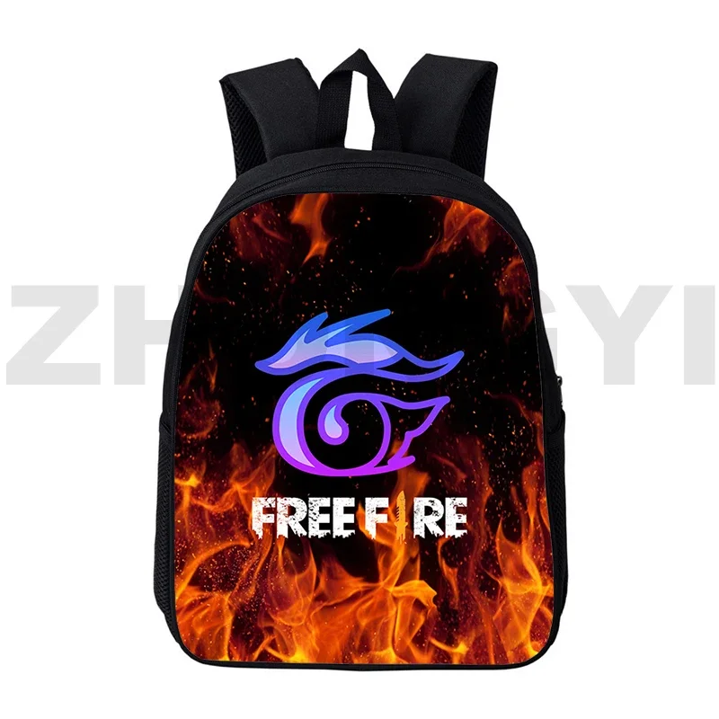 Funny Game Free Fire Garena 3D Print Backpacks Men 12/16 Inch School Backpack for Primary Student High Quality Travel Laptop Bag