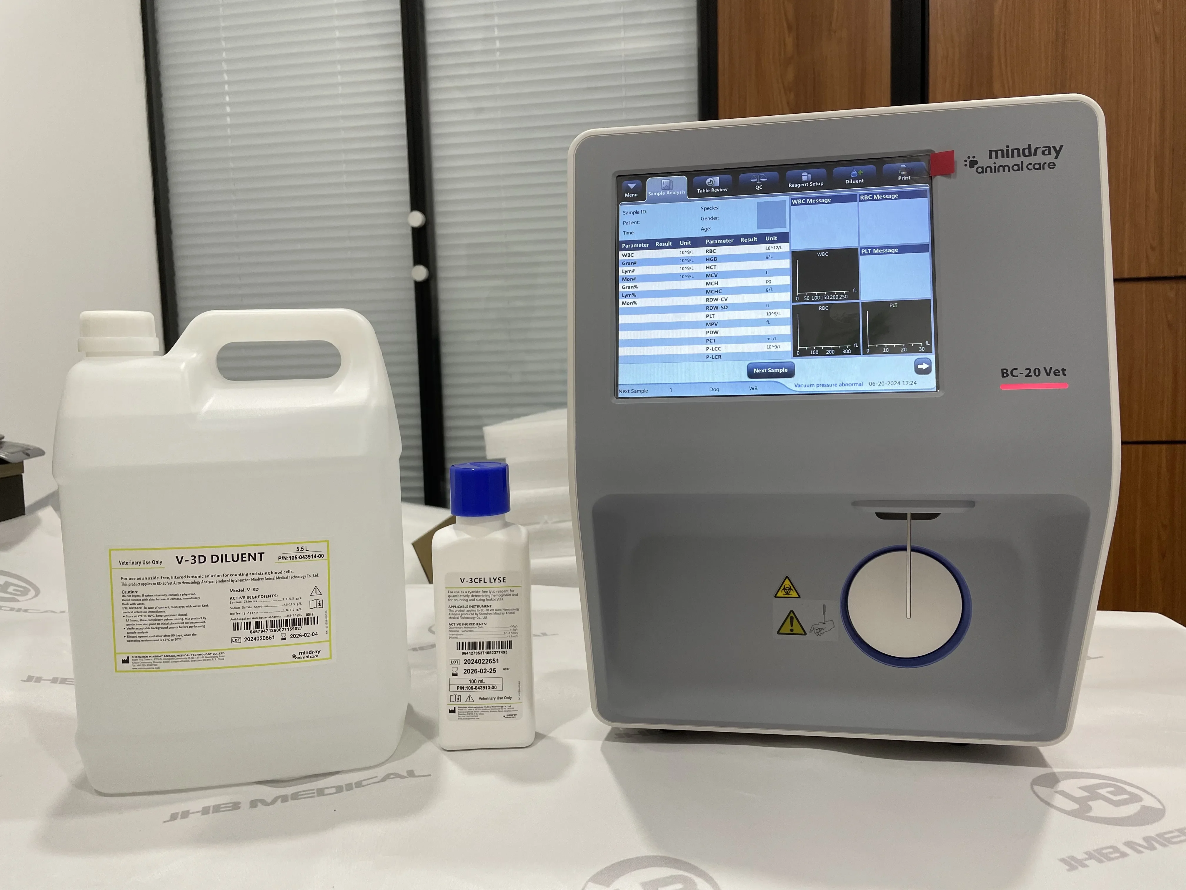 Mindray BC-20 Vet Veterinary Hematology Analyzer Auto Hematology Analyzer for Animal Using