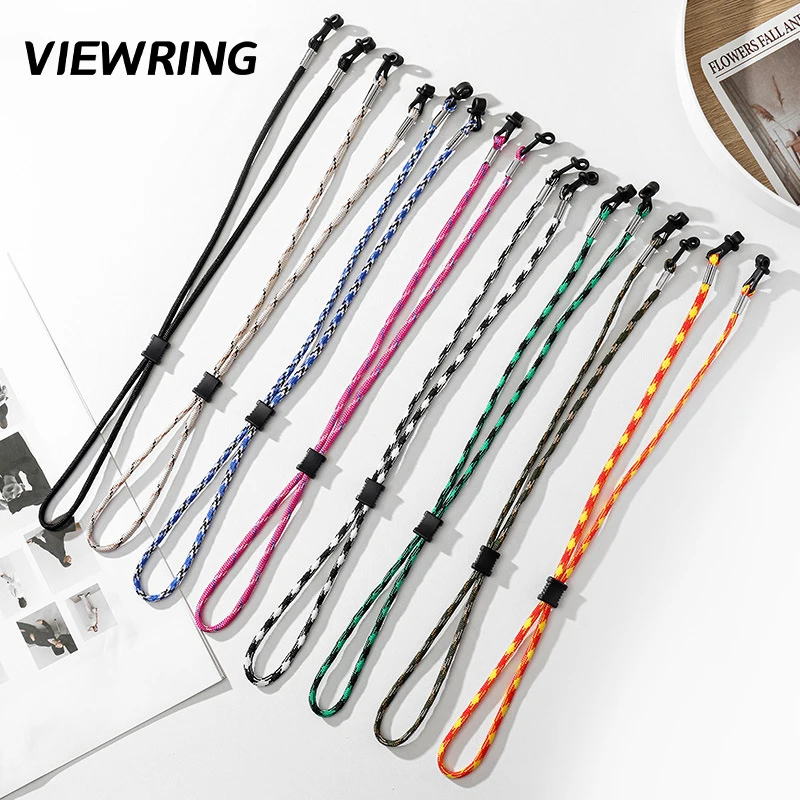 Outdoor Geflochtenes Brillenband Verstellbares Rutschfestes Sonnenbrillenband Sport Anti-Verlust Brillenkordel Unisex Brillenhalter
