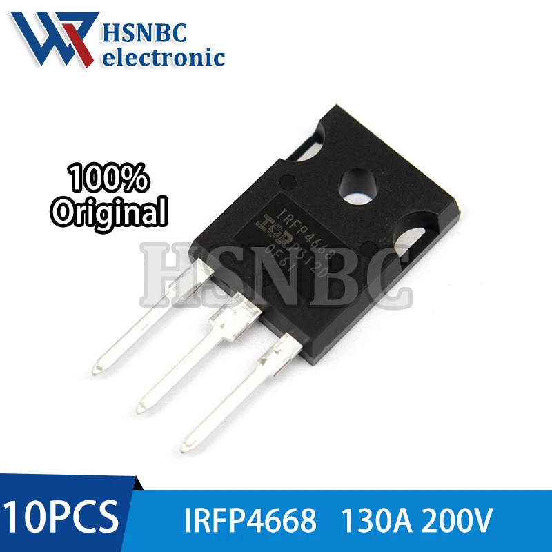 

10PCS IRFP4668 IRFP4668PBF TO-247 130A 200V N-channel Power MOSFET Transistor 100% New Original
