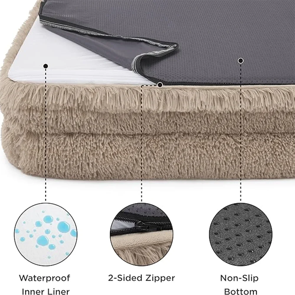 Dog Bed for Winter Puppy Bed Warm Sofa Pets Products Small Cats Mat Pet Supplies Large Baskets Beds Dogs Medium Kennel Big Home