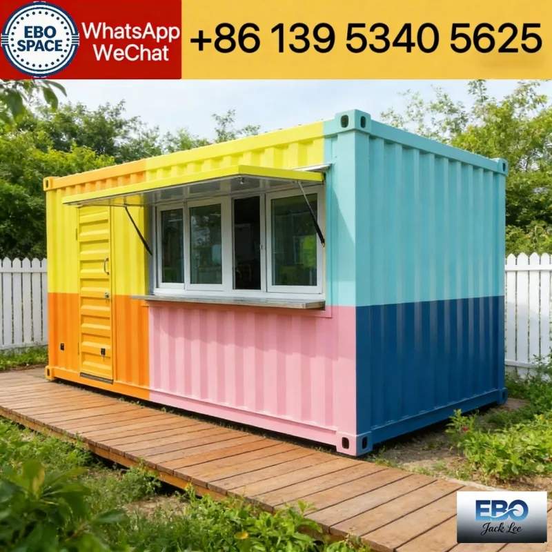 Mobile Container House MMC Custom China Manufacturing 20ft 30ft 40ft Expandable Cabin Fast Build Waterproof Capsule House with