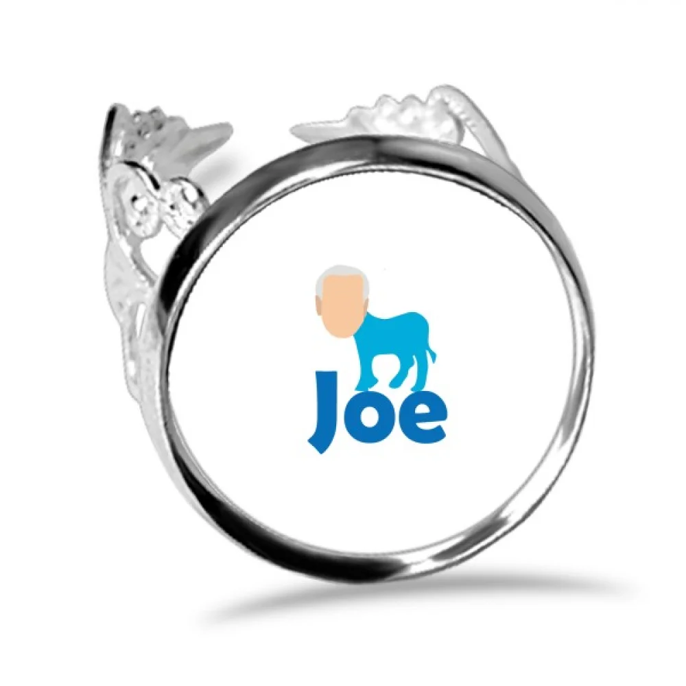 USA President Individual Biden Art Profile Finger Ring Circlet Adjustable Jewelry Hand Ornament