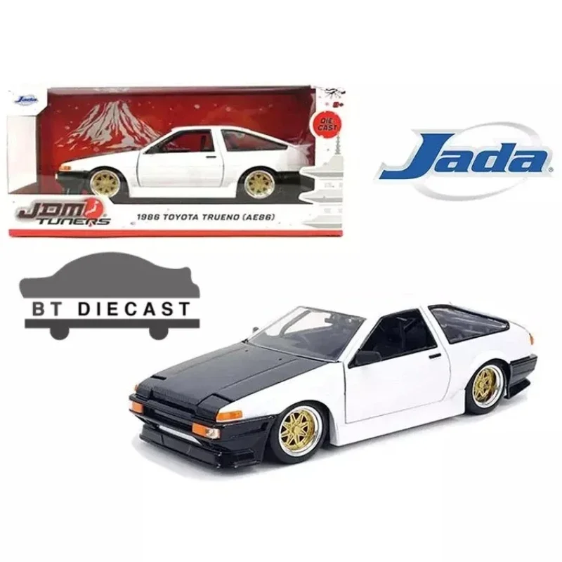 Jada 1/24 1986 Toyota trueno (AEE86) Auto in lega Fonde sotto pressione e veicoli giocattolo Modello di auto Modello in scala in miniatura per bambini