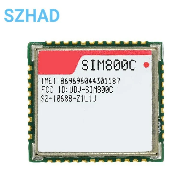 SIM800 SIM800C Four Frequency GPRS/GSM Bluetooth-compatible Module Voice SMS Data Transmission Wireless Transceiver SMD IC Chip