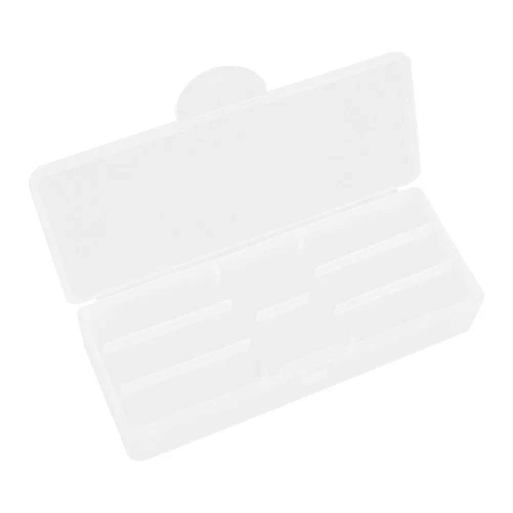 

Органайзер для дизайна ногтей, прозрачный ящик для хранения, съемный двухслойный футляр для маникюрных инструментов, раскладная шкатулка для украшений, для сережек