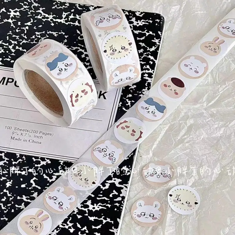 Nieuwe Kawali Cartoon Chiikawas Stickers Rol Afdichting Sticker Papieren Tape Hand Account Decoratie Ins Anime Kinderen Speelgoed Cadeau Voor Meisjes