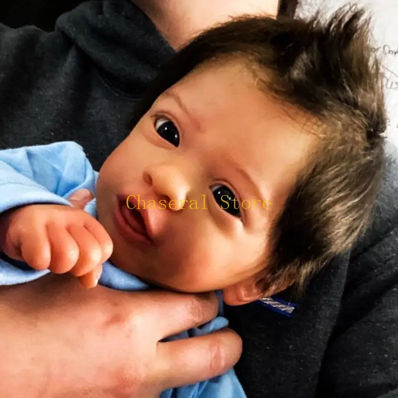 

E7CE 45 см реалистичный реборн ребенок для куклы мягкий реалистичный вид новорожденного всего тела силиконовый принцесса с