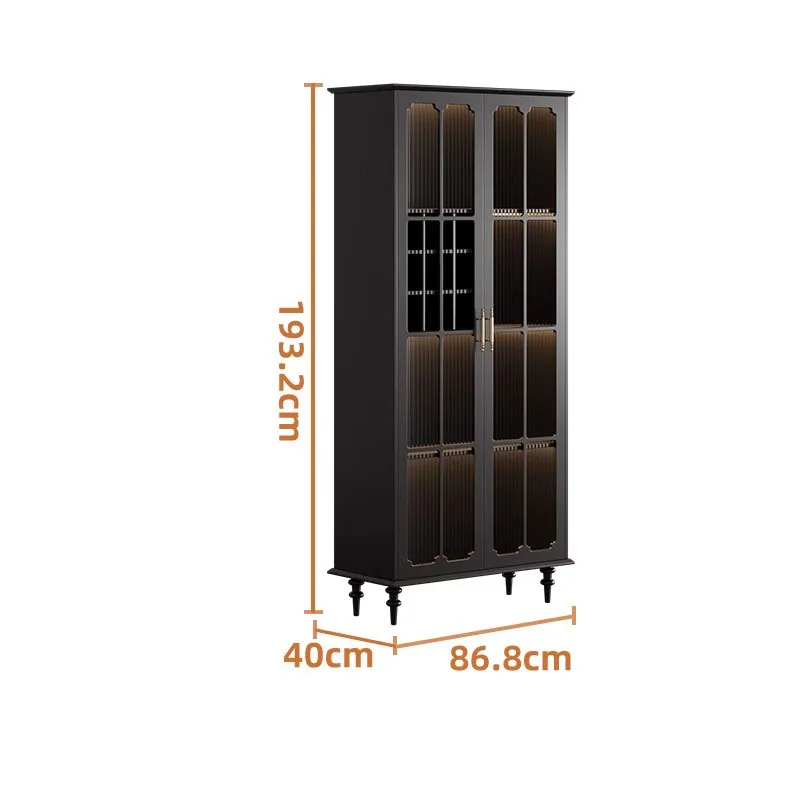 Room Liquor Shelves Portable Bar High End Furniture Elegant Vintage Wine Stands Open Cabinets Vitrine Refrigerator Decoration