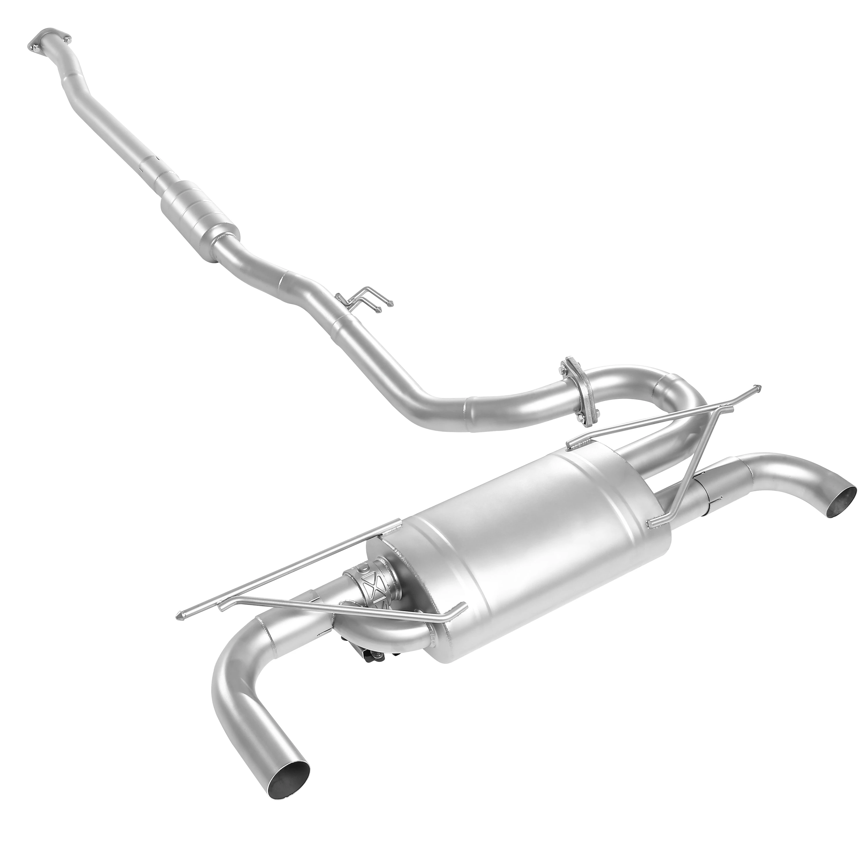 

Valvetronic Rear Exhaust with Electronic Valve, Compatible with Hyundai Genesis Coupe 2.0T/3.8 2019+, 304 Stainless Steel