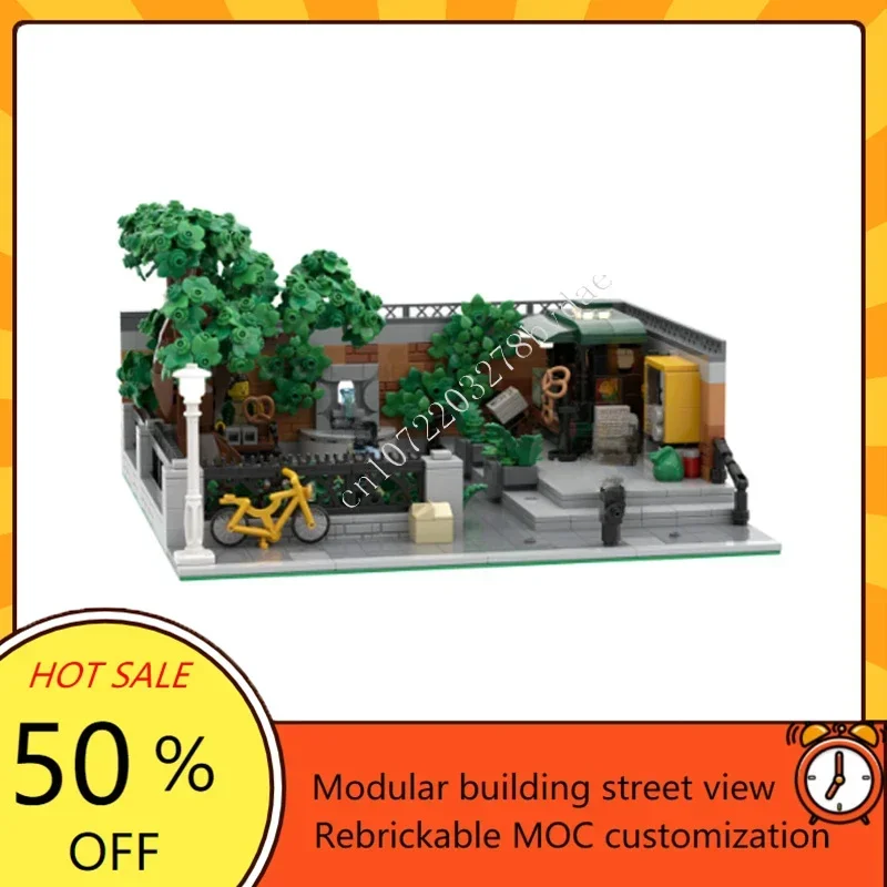 4049PCS Park Collection Hot City MOC Puzzle Creative Street View Architecture Model DIY Assembly Birthday Toy Christmas Gift