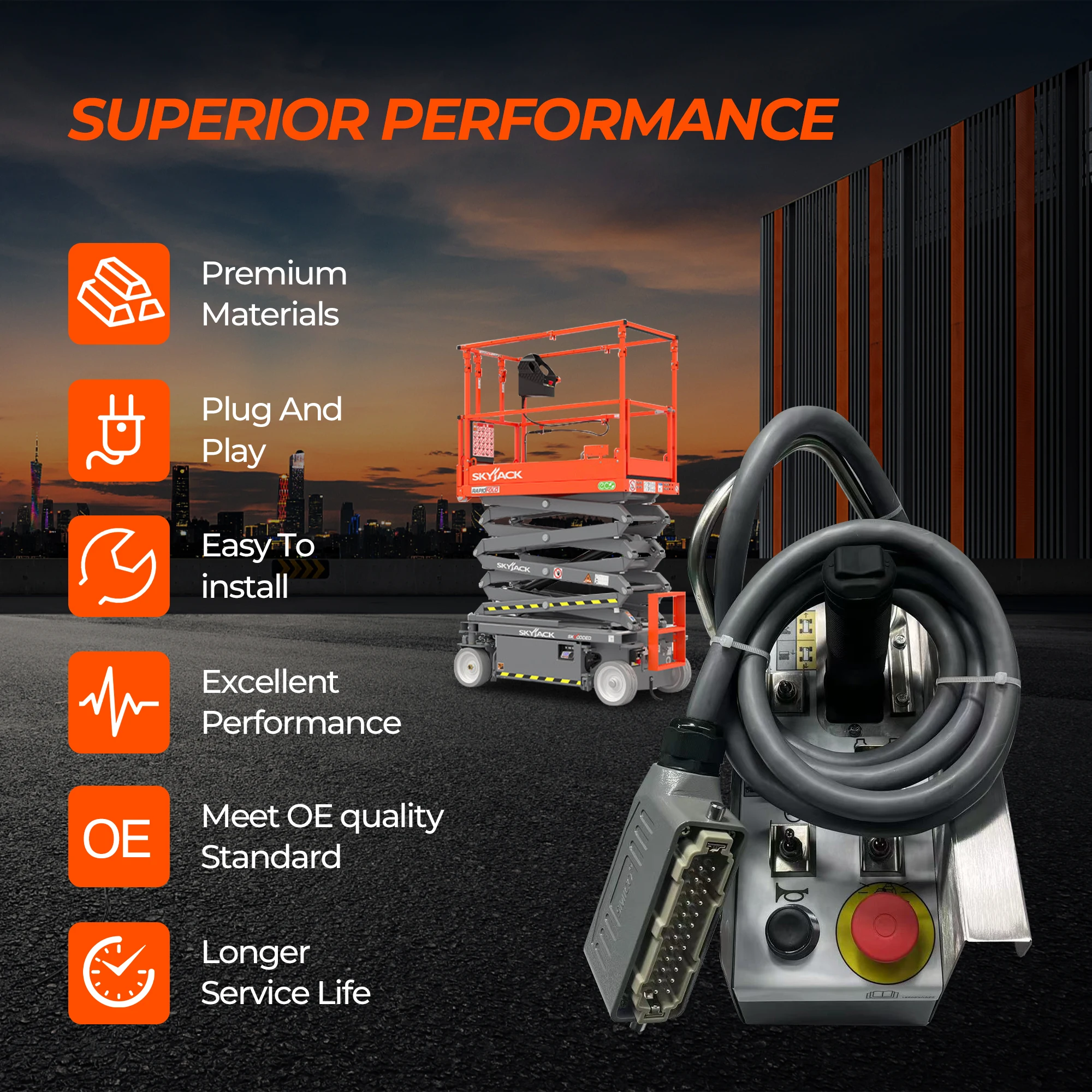 Блок управления 166122, замена для ножничного подъемника Skyjack SJ6826RT SJ6832RT 137798