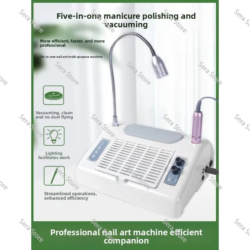 96W Nail Lamp, Nail Lighting, Multifunctional Nail Vacuum Cleaner, Polishing Machine, All-in-one Machine