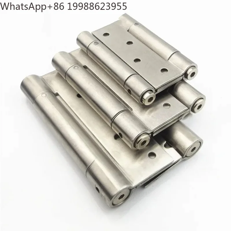 Thicken Stainless Steel Two-way Door Opening Hinge Bedroom Door Spring Mute Bearing Hinges Furniture Hardware Tools Accessories