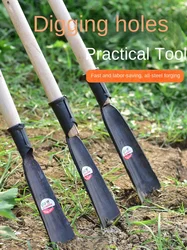 Hand-Forged Digging Tool for Electric Pole Hole Agricultural Luoyang Shovel Soil Sample Barrel Digging Tree Planting Shovel