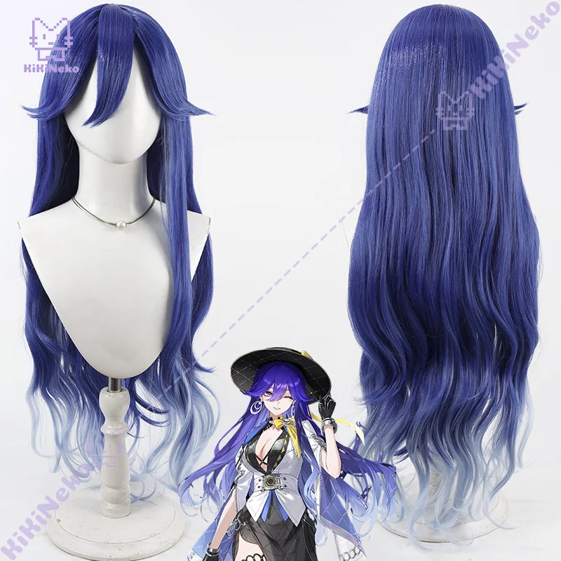 วิกผมคอสเพลย์ลูซิลลาจากเกมวูเธอร์ริงเวลส์ วิกผมยาวสีม่วงไล่เฉดสีขาว สำหรับงานคอมิคอน ปาร์ตี้ ผู้ใหญ่ ทั้งผู้หญิงและผู้ชาย