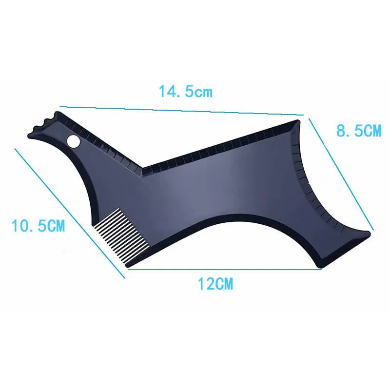 Beard Shaping จัดแต่งทรงผมและเครื่องมือตัดผมสําหรับชาย Beard Shaping เครื่องมือแม่แบบสําหรับตัดแต่ง, หนวด, แพะ, คอ