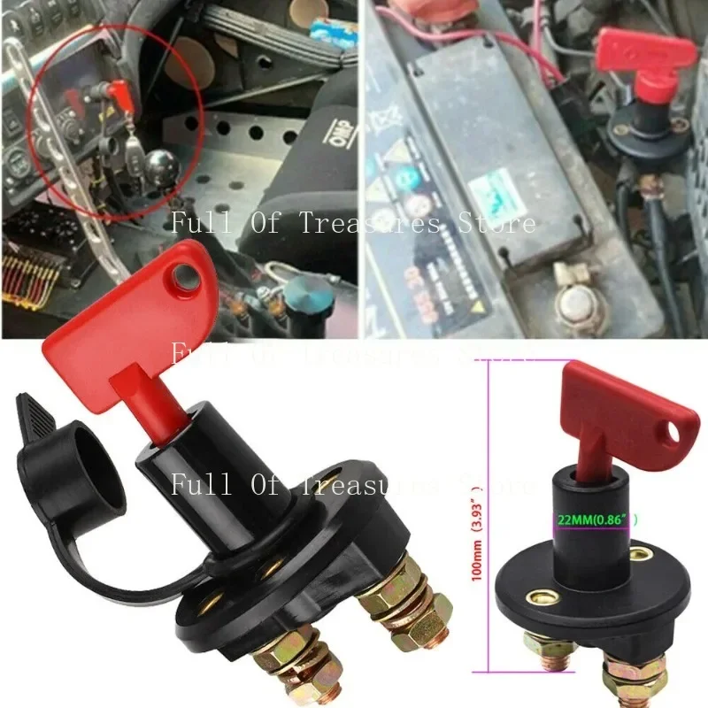 Auto Battery Disconnect Switch 12V 24V Marine 200A 300A Dual Battery Mass Switch 3 Position Cut Off Switch Car Boat