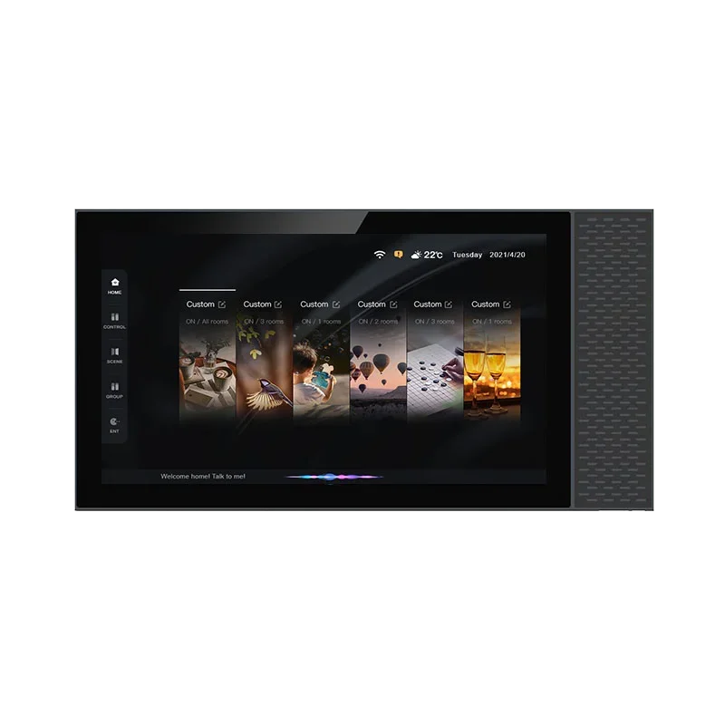 

7-Inch Smart Home Amplifier Panel Touch Control Tuya Zigbee Multi-function Support English Arabic Russian Switching At Any Time
