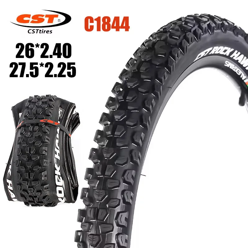 

CST ROCK HAWK шина для горного велосипеда 26 дюймов 27,5 дюймов C1844 стальная проволока 26*2,40 27,5*2,25 MTB велосипедная утолщенная шина