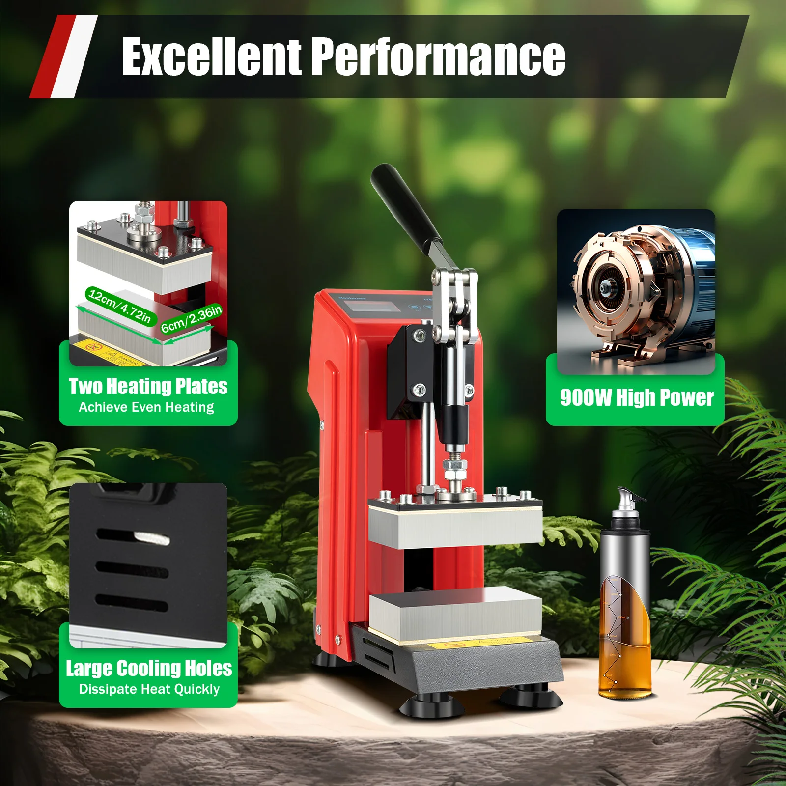 Professional Heat Press Machine - Superior Performance, Safety Features, and Simple Operation for High-Quality Transfers