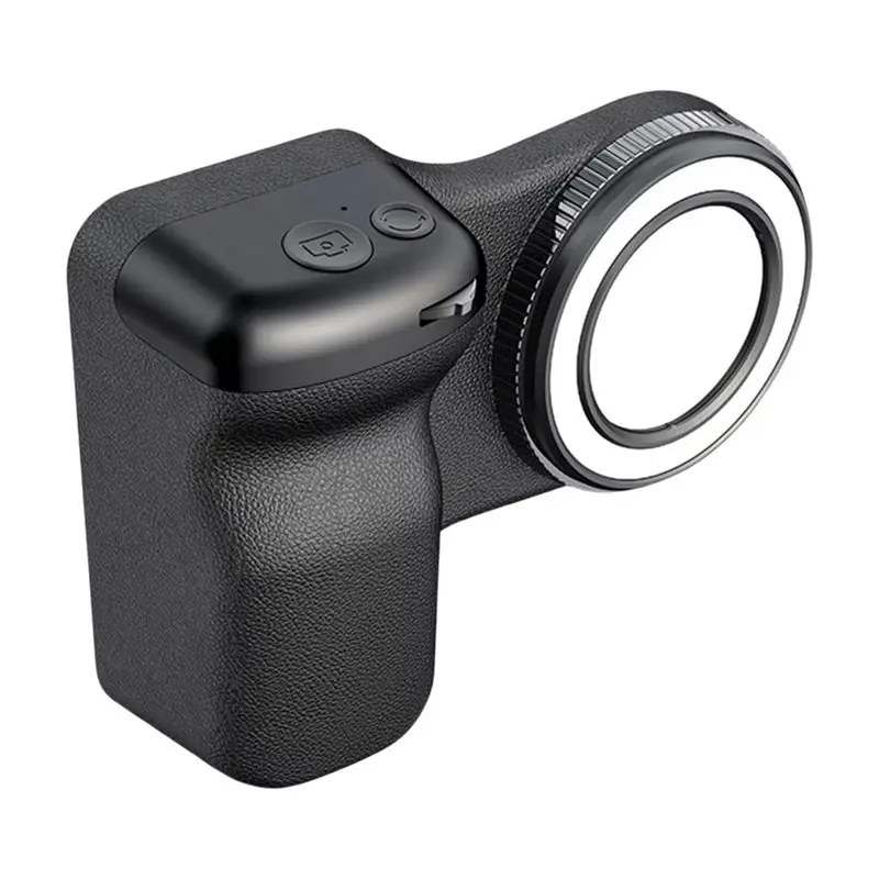 A09R! Phone Camera Shutter Grip Camera Master Grip Magnetic Camera Master Grip With Dual Color Fill Light For Zoom Calls Video