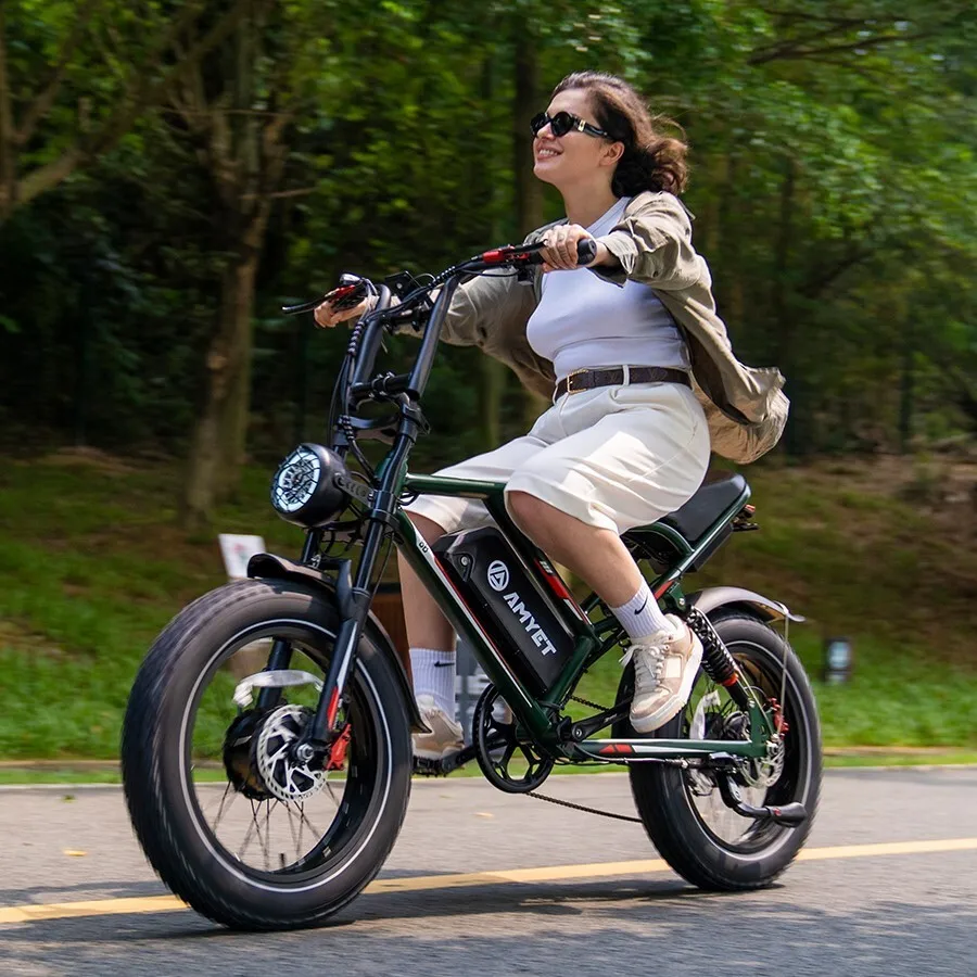 S8 Electric Bike Adult 2000W Dual Motor AWD 48V 25Ah e bike 32MPH Bicycle image 8