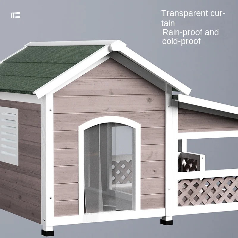 M Outdoor Dog House Luxury Kennel Villa Outdoor House Large Dog House Dog Cage